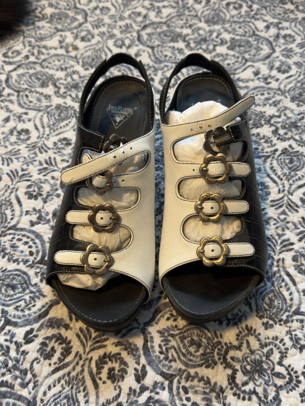 Fluevog Low Rules Lexi open toe mule